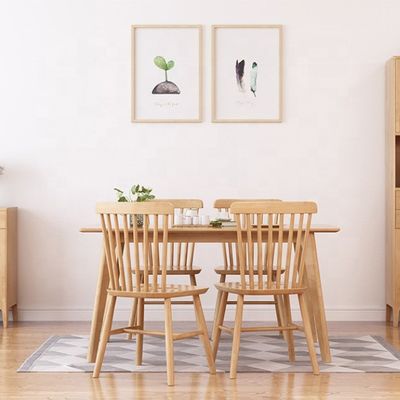 400 kg Gewichtscapaciteit Windsor stoel gemaakt van massief beukenhout voor een stijlvolle en duurzame eetbeleving