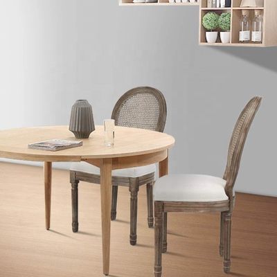 Hoogteverstelbare houten armstoel in EUROPESE ontwerpstijl voor vintage Franse luxe restaurants