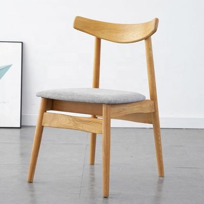 Zonder armsteun Solid beek houten stoel Eetstoel voor luxe eetkamermeubilair