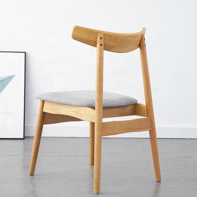 Zonder armsteun Solid beek houten stoel Eetstoel voor luxe eetkamermeubilair