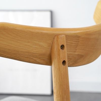 Zonder armsteun Solid beek houten stoel Eetstoel voor luxe eetkamermeubilair