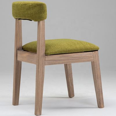 Goede luxe gepersonaliseerde eetstoel met uitstekend vakmanschap en leer houten rugleuning materiaal