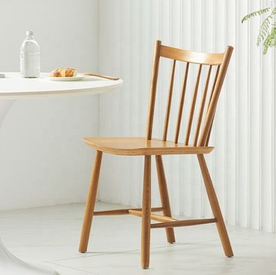 Moderne Duurzame Eiken Hout Eetstoel van Massief Hout voor Hotel- en Restaurant Inrichtingsoplossingen