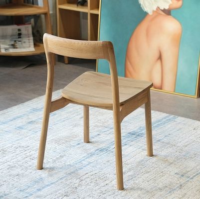 Eetstoel van massief hout W45*D48*H80CM voor huishoudelijk meubilair in restaurant en hotel