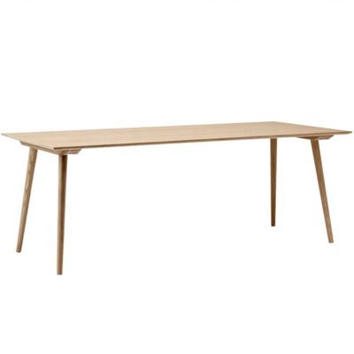 Huismeubelen Massivhouten rechthoekige eettafel voor moderne restaurants