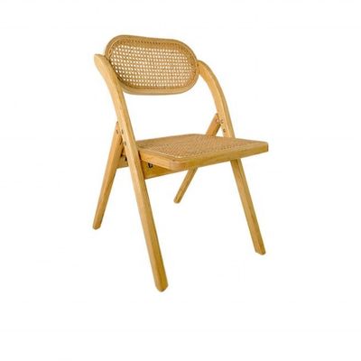 Rustieke stoelen van massief hout van rotan voor evenementen
