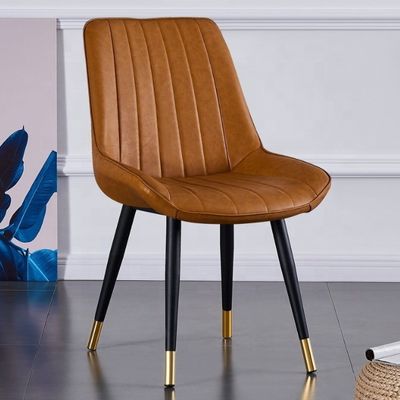 Modern Design Style Metal Leg Leisure Stoel voor Home Office en Cafeteria Eetkamer