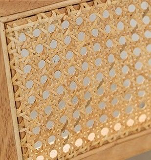 Modern stijl opvouwbare houten stoel voor duurzaam rattan eten op bruiloft evenementen