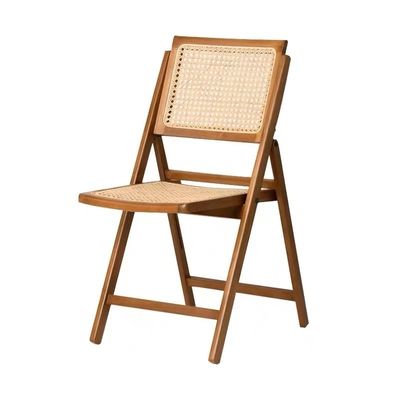 Postverpakking Duurzame opvouwbare rotan stoelen voor bruiloft evenementen en eetkamermeubelen