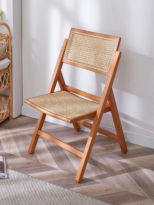 Postverpakking Duurzame opvouwbare rotan stoelen voor bruiloft evenementen en eetkamermeubelen