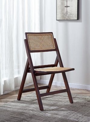 Postverpakking Duurzame opvouwbare rotan stoelen voor bruiloft evenementen en eetkamermeubelen