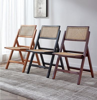 Postverpakking Duurzame opvouwbare rotan stoelen voor bruiloft evenementen en eetkamermeubelen