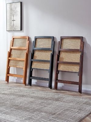 Postverpakking Duurzame opvouwbare rotan stoelen voor bruiloft evenementen en eetkamermeubelen