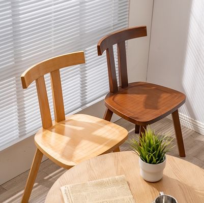 Restaurantenmeubelen Duurzame houten stoel met modern beukhoutontwerp