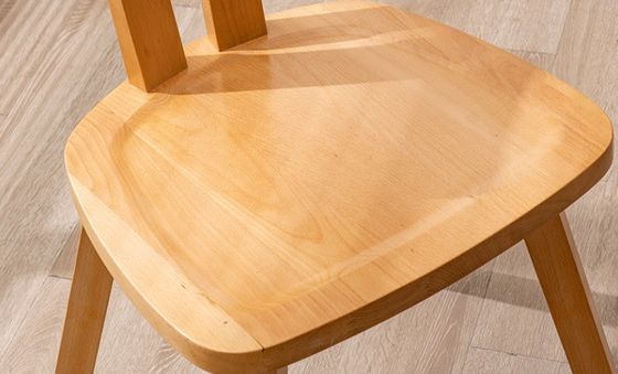 Restaurantenmeubelen Duurzame houten stoel met modern beukhoutontwerp