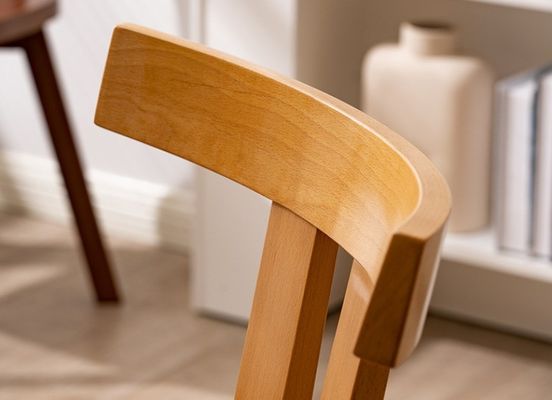 Restaurantenmeubelen Duurzame houten stoel met modern beukhoutontwerp