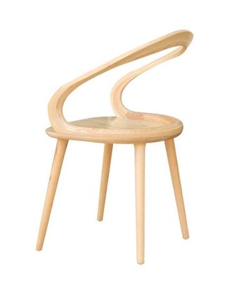 Design Nordic Modern Eetstoel met op maat gemaakte ontwerpen en gelakte afwerking