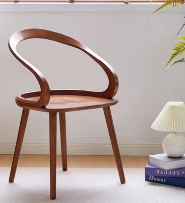 Design Nordic Modern Eetstoel met op maat gemaakte ontwerpen en gelakte afwerking