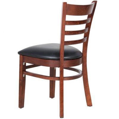 Stoel van massief hout Modern ontwerp Houten restaurantstoel D57*W51*SH49.5*H83cm Op maat gemaakte eetstoel