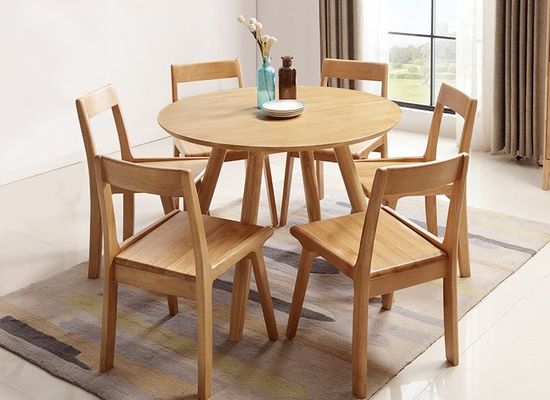 NO Opvouwbare tafelstoel met massief houten frame voor hotel en restaurant Vintage Nordic Style Natuurlijke afwerking