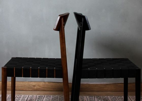 Massivhouten gevlochten stoel Eetstoel Meubelen Afwerking gelakt met op maat gemaakte ontwerpen Voor restaurant eten