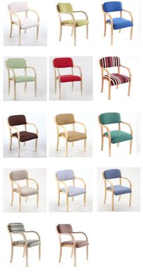 Natuurlijk massief hout Eetkamer Stackable stoel voor evenementen Houten stoel Afwerking gelakt