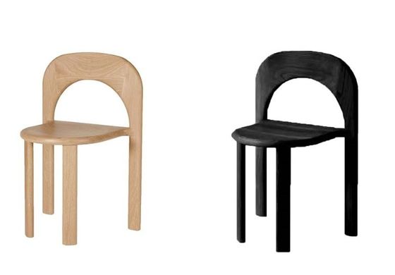 Geen opvouwbare stoel van natuurlijk massief hout, stapelbare stoel, OEM-service aanvaard