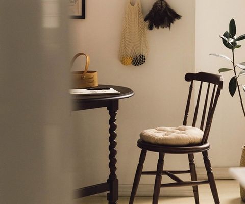 Restaurant Hotel Solid Wood Frame Windsor Natuurlijke eetstoel met gelakte afwerking