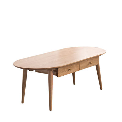 Moderne houten woonkamermeubilair W120*D60*H45CM Massieve houten salontafel met postverpakking