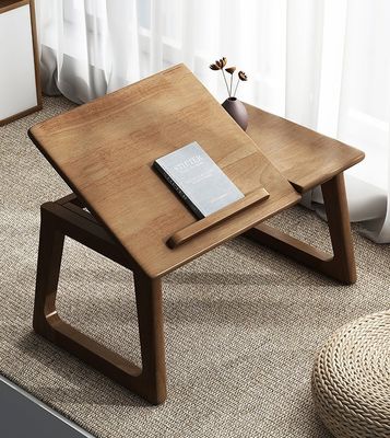Aanpassen van houten zijde tafel voor het leren en woonkamer meubels zonder gevouwen in natuurlijke kleur