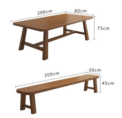 Moderne Noorse rechthoekige eettafel voor restauranthotel