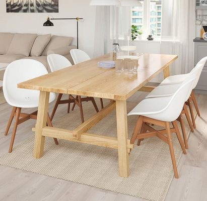 Nordic Style rechthoekige eettafel voor hotel en restaurant