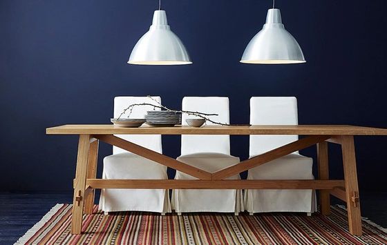 Nordic Style rechthoekige eettafel voor hotel en restaurant