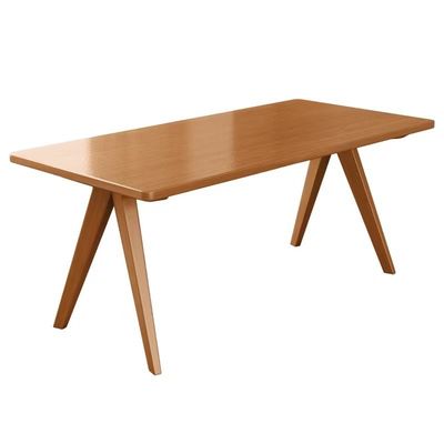 Nordic Direct Home Meubels Massief houten rechthoekige eettafel voor functionele eetruimte