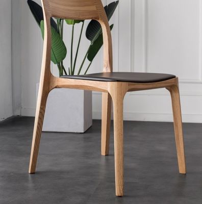 Nordic Stackable Wood Eating Chair voor Hotel Restaurant Algemeen Huismeubelen Postverpakking N