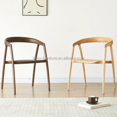 Home Meubels Luxe Moderne eetstoel met massief houten frame en eenpersoonsontwerp