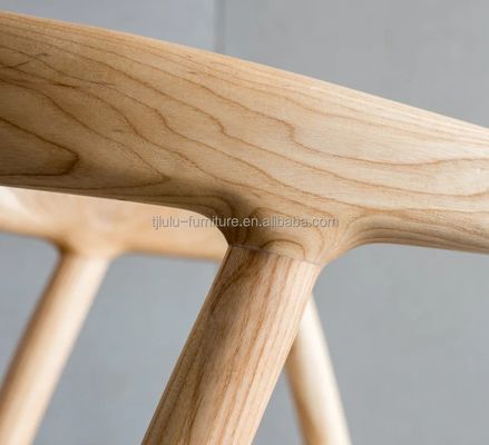 Home Meubels Luxe Moderne eetstoel met massief houten frame en eenpersoonsontwerp