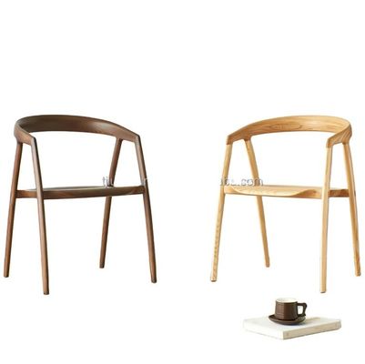 Home Meubels Luxe Moderne eetstoel met massief houten frame en eenpersoonsontwerp