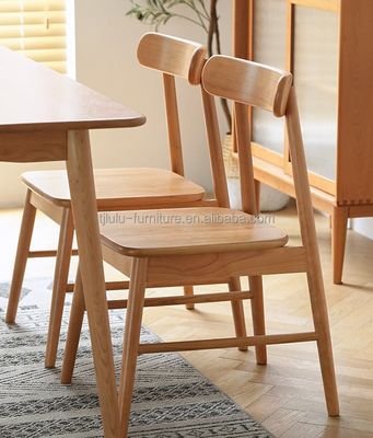 Eetstoel van massief hout met modern ontwerp voor Eetkamermeubelen in Cafe Restaurant bij en Nordic Simple Design
