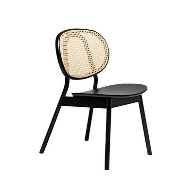 Moderne design Ash Hout Frame Rattan Eetstoel voor Restaurant Inrichting