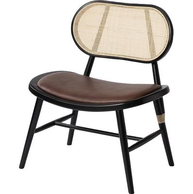 Moderne massief hout rotan eetstoel Japanse stijl ontwerp voor moderne interieurs en restaurants