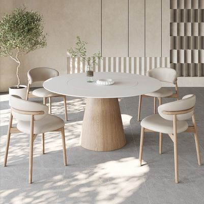 Moderne Solid Wood PU Eetkamerstoel voor Nordic Design Restaurants en Cafés 2023 Design Stijl Moderne Postverpakking N