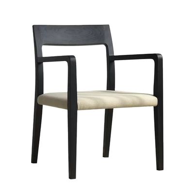 Home Meubelen Italiaanse stijl Design Moderne massief houten stoffen Stoffering Eetkamer Restaurant Stoel voor Keuken 2023