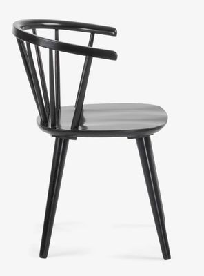 Moderne houten massief houten eethoek Windsor stoel W35*D37*H77CM voor optimalisatie van de eetruimte