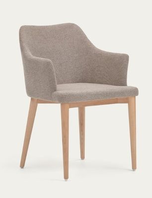 Hoteelmobilen en restaurantmeubelen van natuurlijke kleur gepoleerde stoelen van massief hout