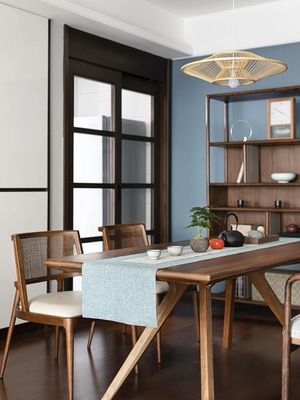 Ashwood Frame Nordic Design Modern Solid Wood PU Leather Rattan Eetkamer Restaurant Stoel 2023 voor cafés en restaurants