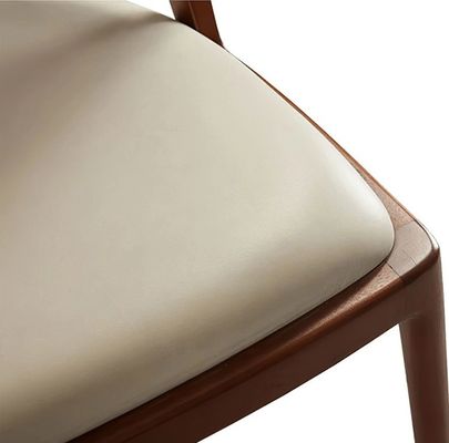 Ashwood Frame Nordic Design Modern Solid Wood PU Leather Rattan Eetkamer Restaurant Stoel 2023 voor cafés en restaurants