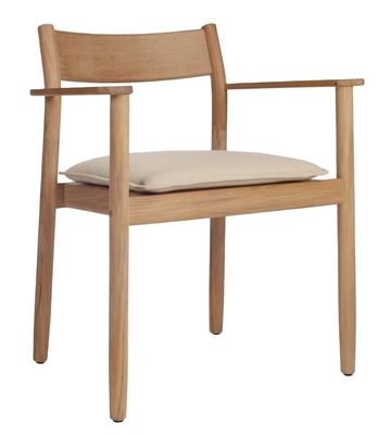 Stoel met stoffen van hout voor wijnkelder en elegante eetgelegenheid