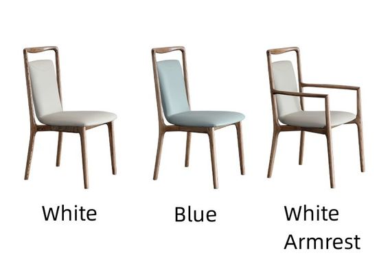 Home Meubelen Algemeen Italiaans Design Moderne Solid Wood PU Lederij Eetkamer Restaurant Stoel met armsteun