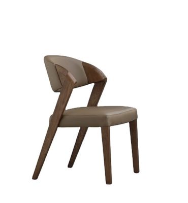 Eetkamermeubilair Italiaans luxe modern design Houten café stoel gestapelde stoelen voor verfijnd eten